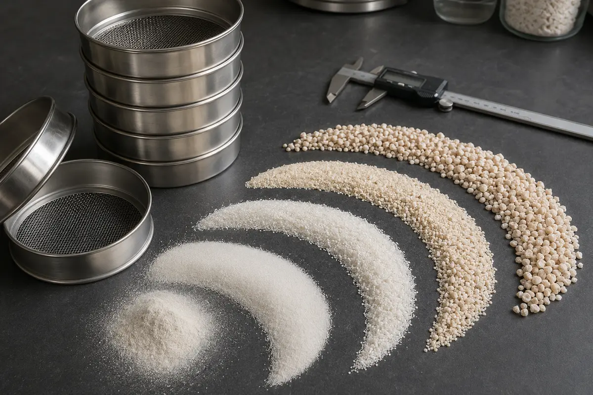 دانه‌بندی و مش سیلیس؛ چگونه گزارش سرند را بخوانیم؟
